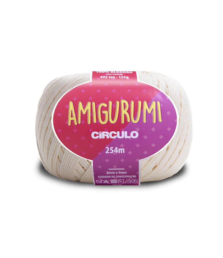 100% Cotton Circulo Amigurumi Yarn for crafting.
