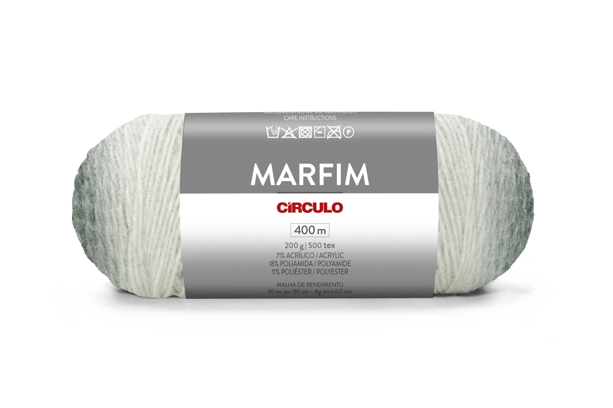 Círculo Marfim - Soft Gradient Yarn with Cashmere Touch (200g) - Leo Hobby