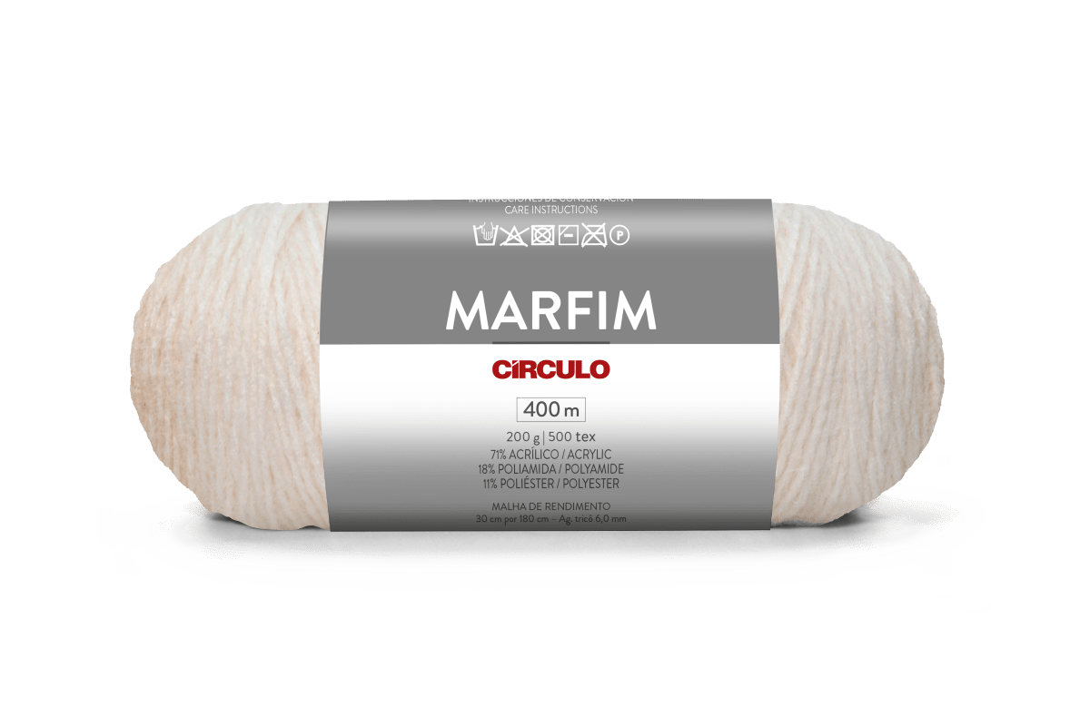 Círculo Marfim - Soft Gradient Yarn with Cashmere Touch (200g) - Leo Hobby