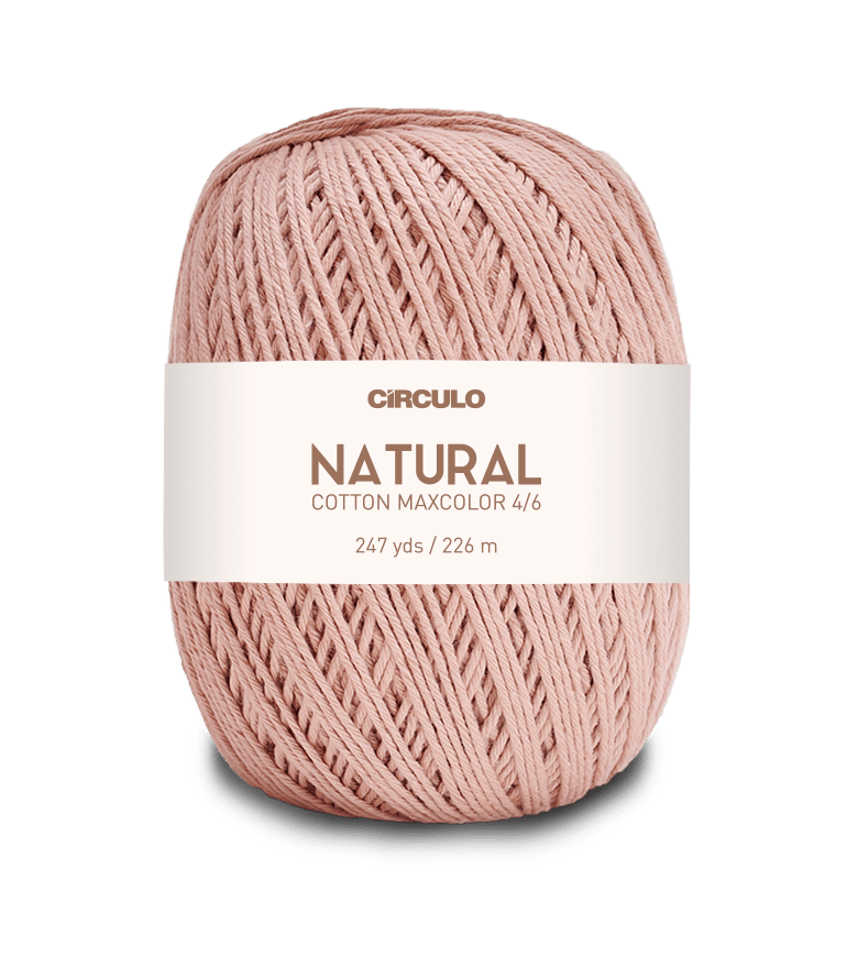 Circulo Natural Cotton Maxcolor (Barroco) 4/6 100% Cotton Yarn for Crochet and Knitting, 226m/200g - Leo Hobby Marketplace
