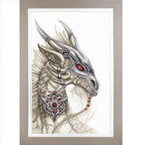 Guardian of Treasure cross stitch kit by Charivna Mit.