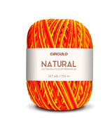 Close-up of Circulo Barroco Yarn's vibrant mix.