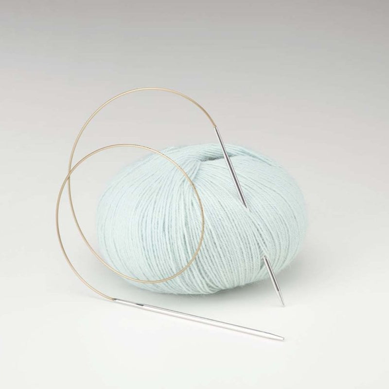 addiPremium Classic Circular Knitting Needles – Smooth Brass Tips, Gold Cable, Handcrafted in Germany - Leo Hobby Marketplace