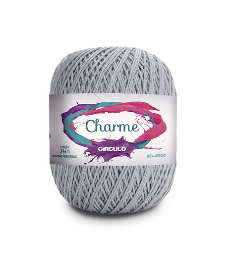 Circulo CHARME Cotton Yarn in a colorful display.
