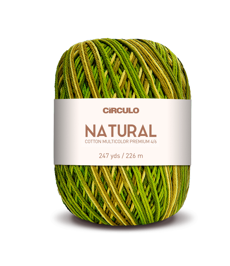 Circulo Barroco Multicolor Premium 4/6, 100% Cotton Yarn for Crochet and Knitting, 226m/200g - Leo Hobby Marketplace