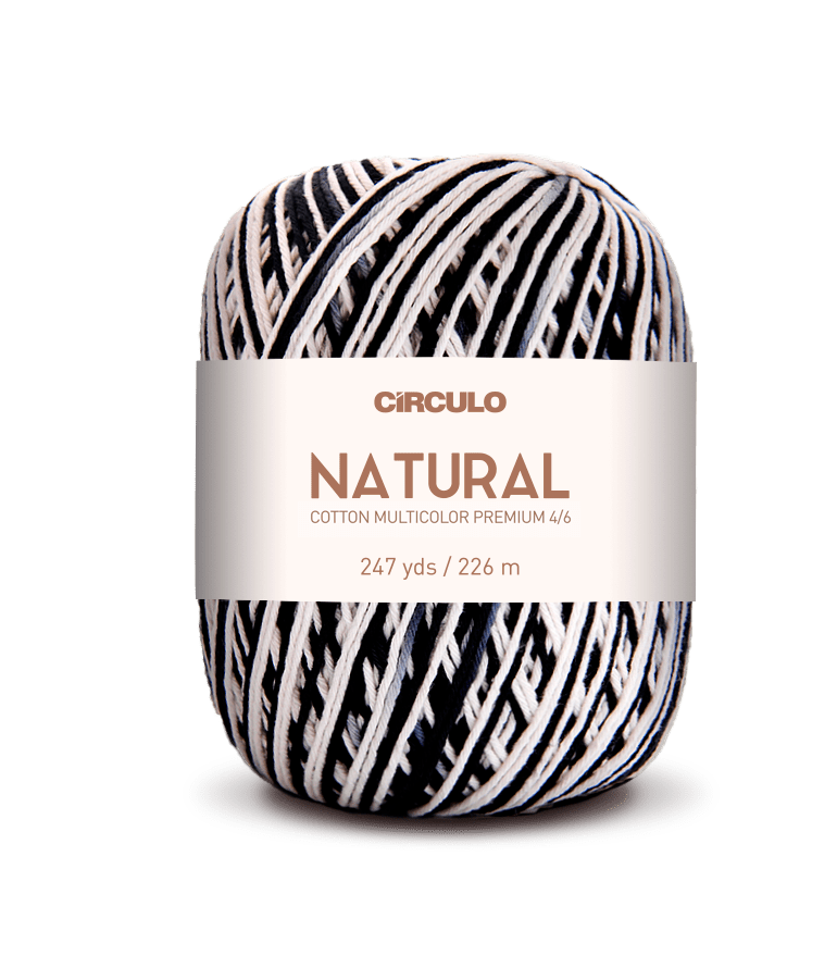 Circulo Barroco Multicolor Premium 4/6, 100% Cotton Yarn for Crochet and Knitting, 226m/200g - Leo Hobby Marketplace