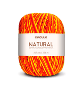 Circulo Barroco Multicolor Premium 4/6, 100% Cotton Yarn for Crochet and Knitting, 226m/200g - Leo Hobby Marketplace