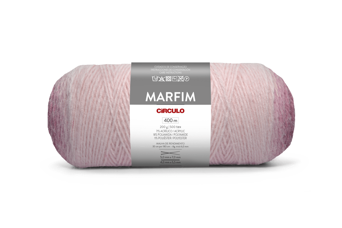 Círculo Marfim - Soft Gradient Yarn with Cashmere Touch (200g) - Leo Hobby