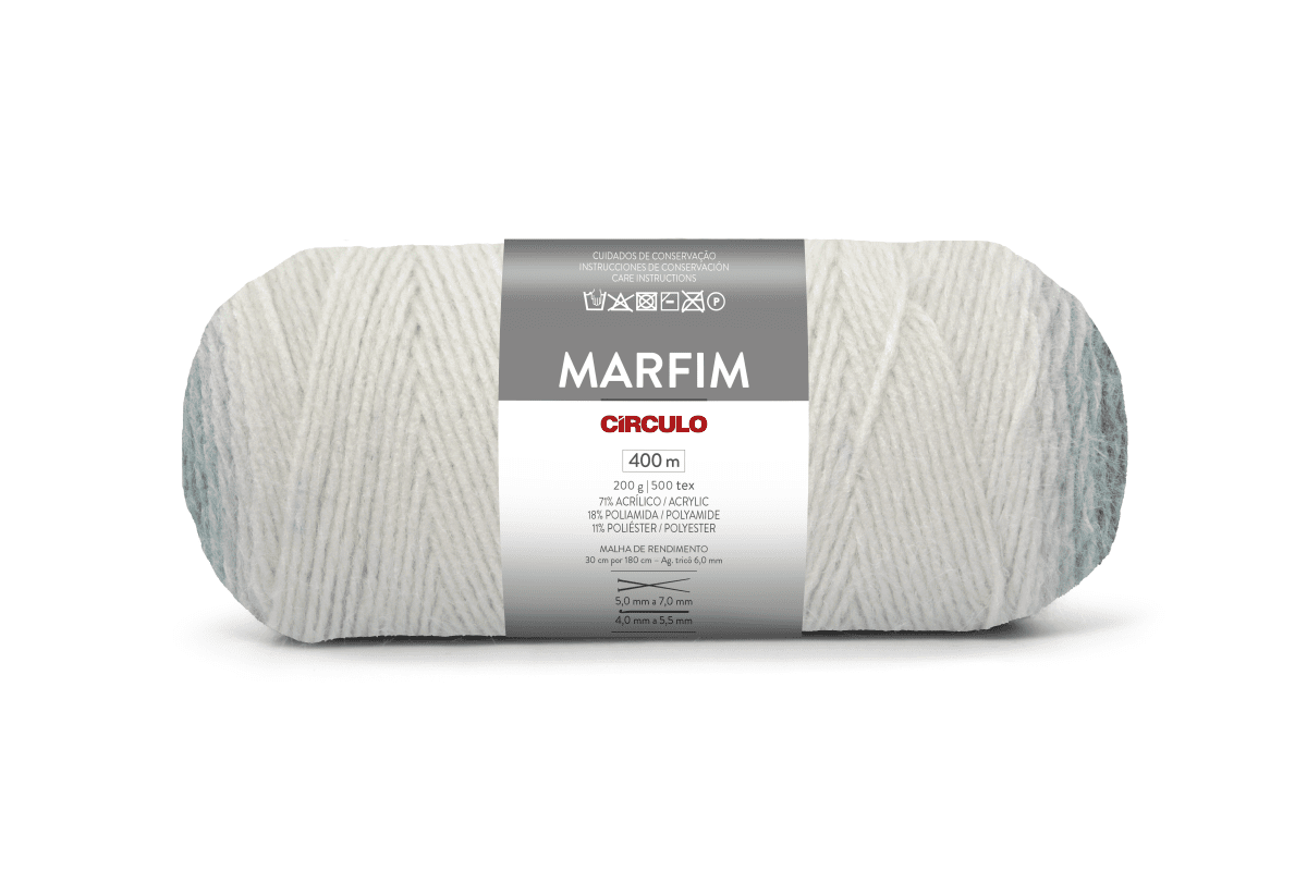 Círculo Marfim - Soft Gradient Yarn with Cashmere Touch (200g) - Leo Hobby
