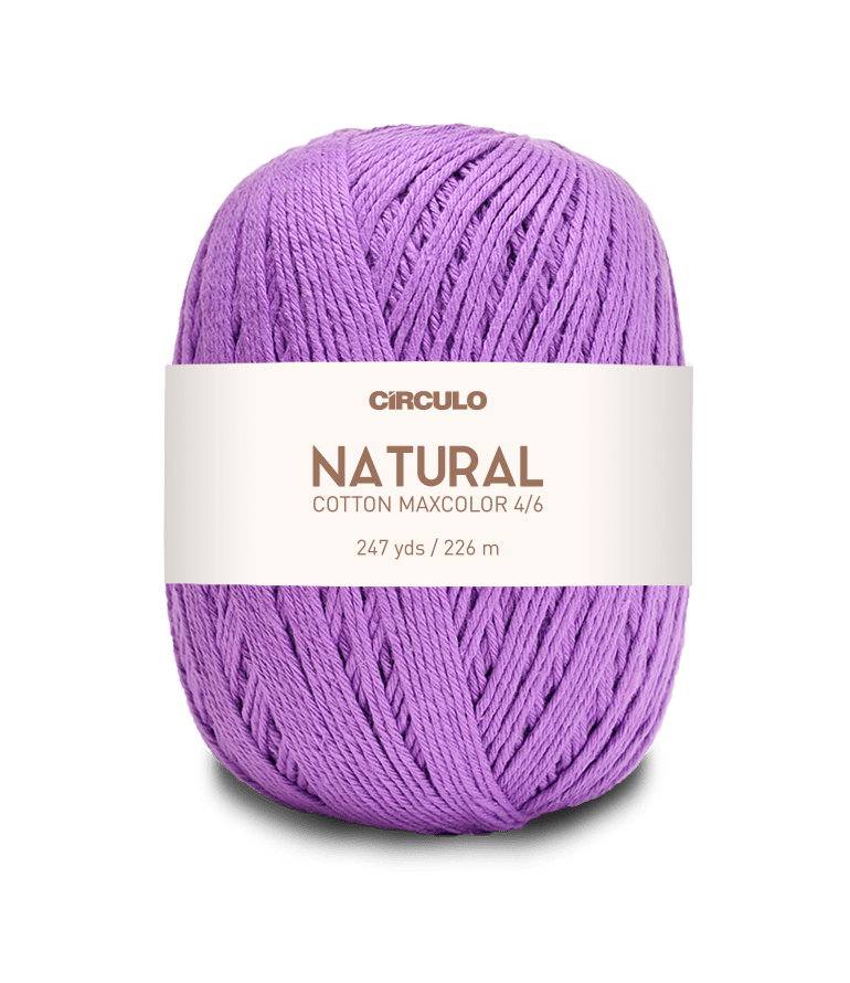 Circulo Natural Cotton Maxcolor (Barroco) 4/6 100% Cotton Yarn for Crochet and Knitting, 226m/200g - Leo Hobby Marketplace