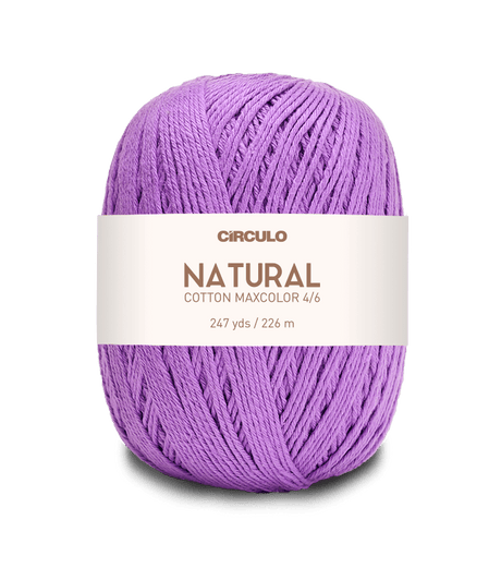 Circulo Natural Cotton Maxcolor (Barroco) 4/6 100% Cotton Yarn for Crochet and Knitting, 226m/200g - Leo Hobby Marketplace
