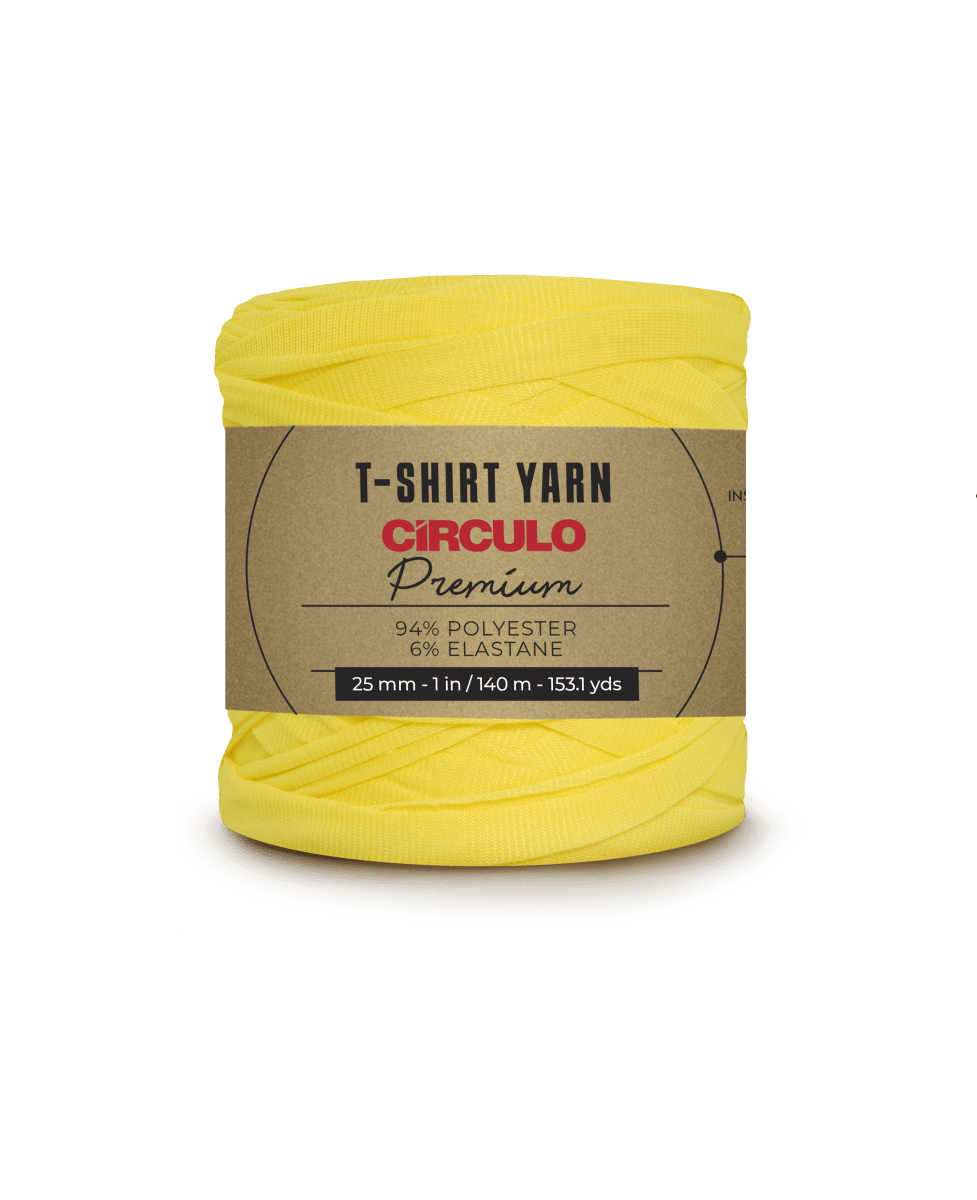 Circulo Premium T-shirt Yarn for Crocheting and Knitting, Bulk Yarn 140m/270g - Leo Hobby