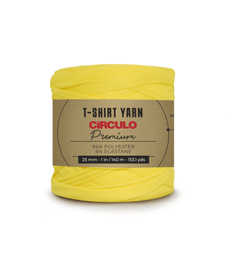 Circulo Premium T-shirt Yarn for Crocheting and Knitting, Bulk Yarn 140m/270g - Leo Hobby