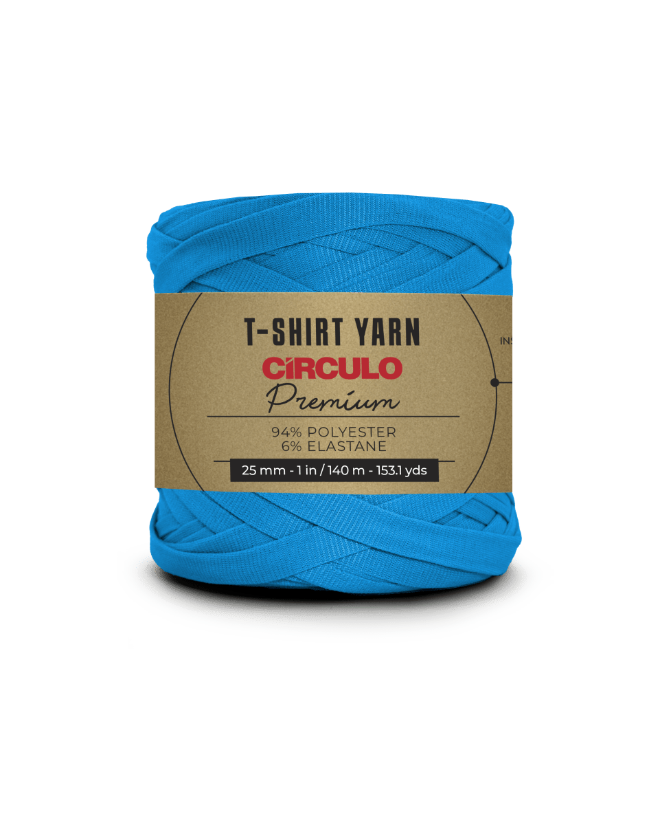 Circulo Premium T-shirt Yarn for Crocheting and Knitting, Bulk Yarn 140m/270g - Leo Hobby