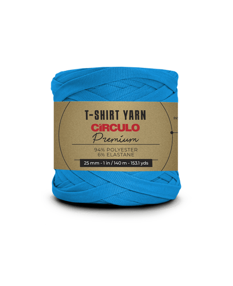 Circulo Premium T-shirt Yarn for Crocheting and Knitting, Bulk Yarn 140m/270g - Leo Hobby